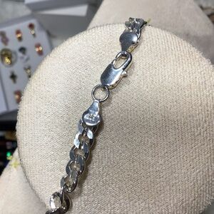 Sterling silver 24 inch chain necklace